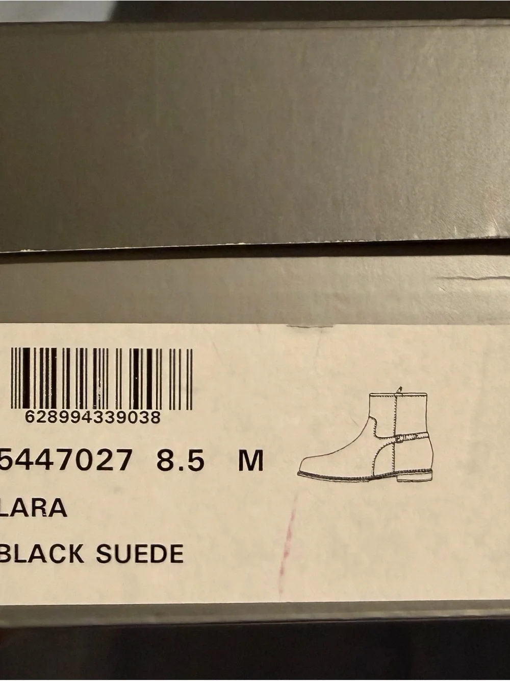 La CANADIENNE Black Suede Ankle Booties with Buckle